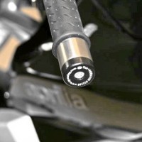 Závaží R&G Racing do řidítek pro motocykly Aprilia Futura/Mana '08/RSV Mille '98-/RSVR '04-/Tuono '04-, BMW G650X Country, černá